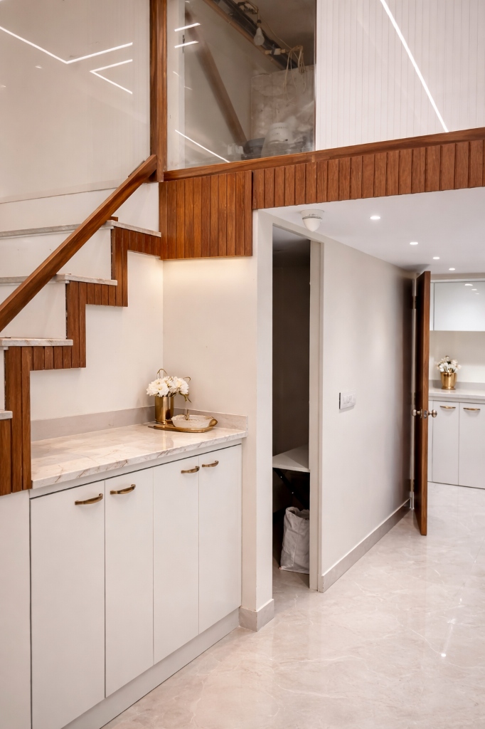 Under-Stair Storage Corridor